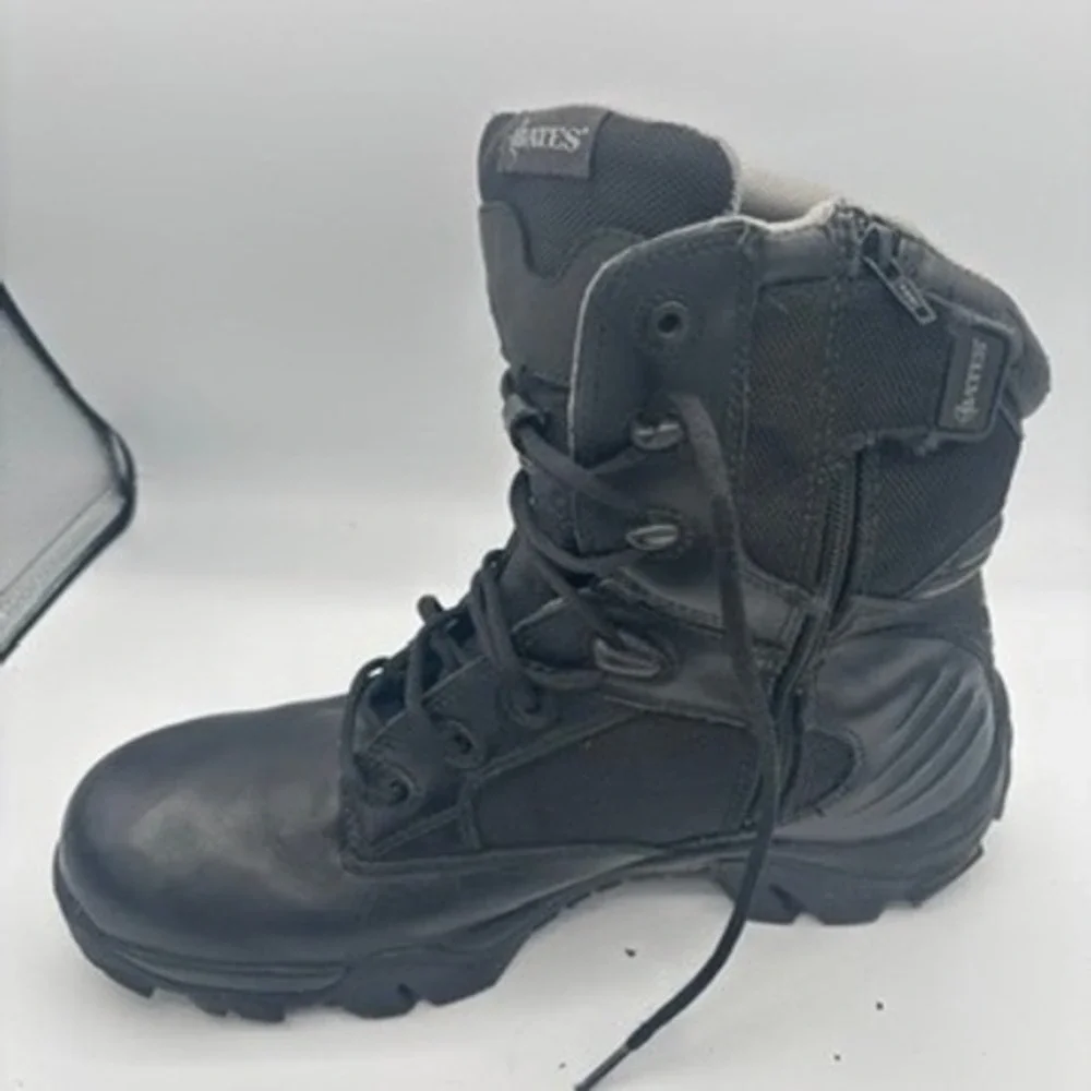 Bates Tactical Boots Mens Sz 12 Black GORE-TEX Side Zip Combat Work